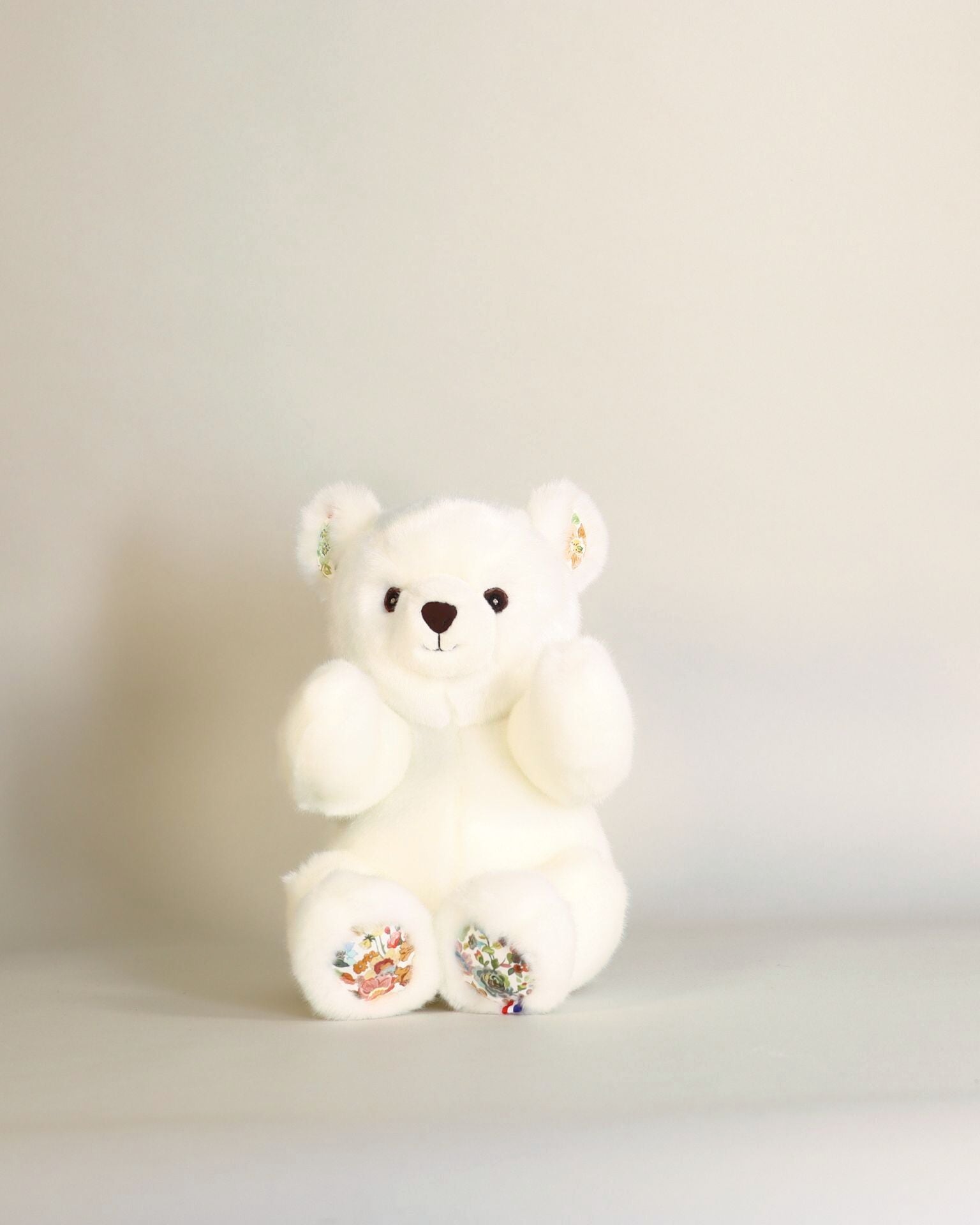 Peluche Petit Ours Robert Blanc  Liberty